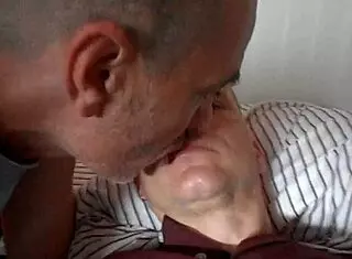 Early morning ritual of feeding cum in mouth to eager partner