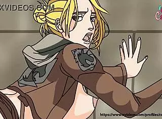 wow, check eren freeing annie in final season hentai!
