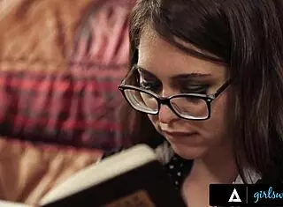 Girlsway investigator riley reid masturbates imagining missing girls fucking