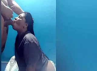 My guy pounded me in the kitchen with a great fuck and left his cum inside