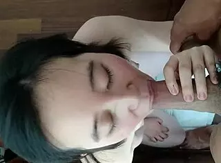 Asian Sopheak Phou Delivers Intense Blowjob With Passionate Sucking And Deepthroating.