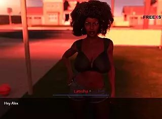 Alex fingering Latisha's ass intensely