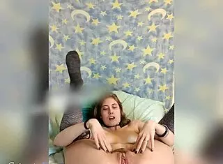 blonde babe's multi-toy anal play teaser