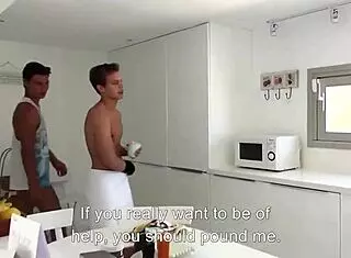 hot gay bareback twink european hardcore action