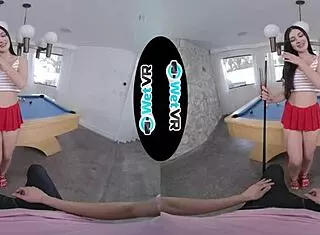 Wetvr Pool Table Tease Fuck Vr Porn With April Valentino