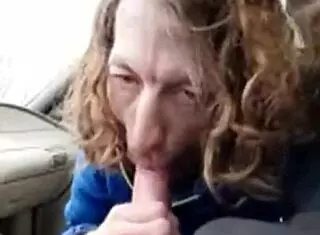 Sucking My Buddy In Car After Work