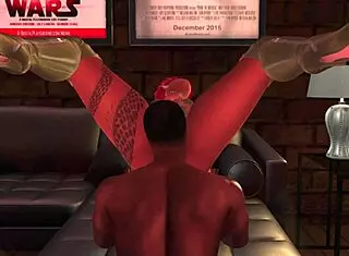 Redhead Takes Monster Black Cock in 3D!