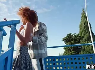 Selva Lapiedra Rides And Gets Public Anal Cumshot