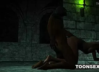 Masked 3D Cartoon Babe, Oh, That Rough Sex Is So Intense!