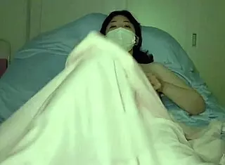 Asian Milf With Big Tits Masturbates Before Bed
