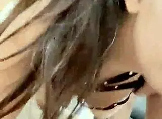 penetrating and fingering my stepdaughter, she cums in squirts