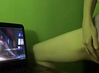 Dry Humping Orgasm While Watching Porn In Homemade Milf Fetish