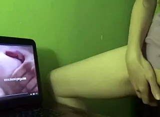 Dry Humping Orgasm While Watching Porn In Homemade Milf Fetish