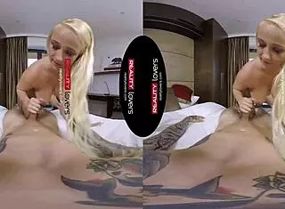 realitylovers - chubby bambi bella in rough vr session