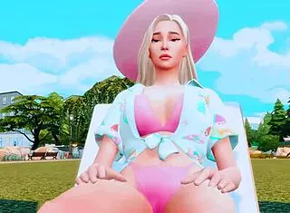 young wife cheats with futanari girlfriend in sims 4 hentai