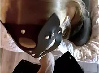 Blonde with small tits asks, 'Can I suck your big dick?'