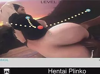 Hentai plinko game with sexy anime characters
