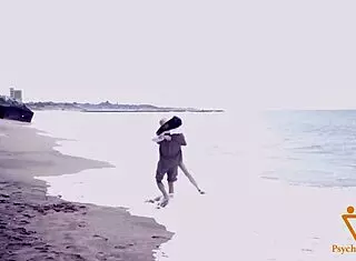 Asian 19-year-old bangs after beach with raw POV action