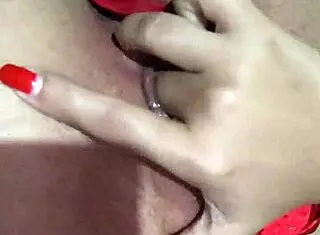 Latina girl masturbates vagina boldly