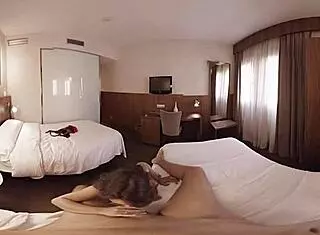 brunette fucked by big cock in hotel vr porn