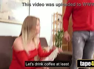 Intensely Fucking Cuckold's Hot Pregnant Girlfriend for Money