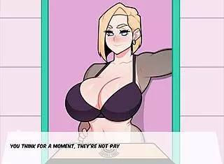Android 18 Blowjob Parody Game Intense