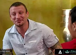 Jade Kush Gets Cum on Tits After Nuru Massage