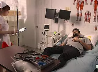 Mystery Pill Nurse Fucks Patient In Consultation Room