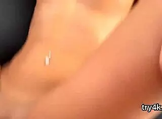 Sultry chick sucks cock and gets twat nailed!