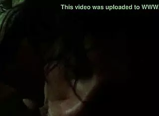 Mexican babe sucks and handjobs cock intensely