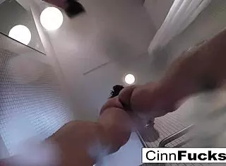 Christiana Cinn Glitters In Her Shower And Bathtub