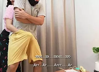 Damn! Tuition teacher gets pounded by student in rough doggystyle!