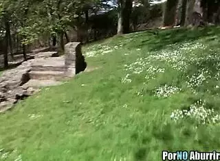 University Girls Relax Outdoors