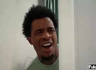 I spy on Lily Lou taking a big cock