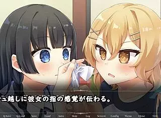 Playing hentai game with subtitles 😊