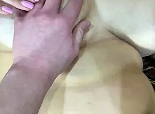 fucked friend's wife while husband at work, cum on pussy