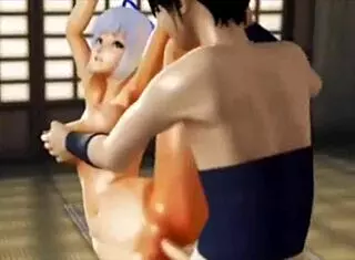 In New Zealand, she gets fucked hard in full nelson position