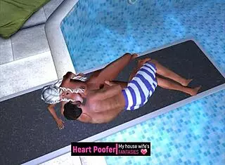 Photo taken at public pool jumping board