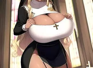 I’m obsessed with this nun priestess ai art compilation from Asian hentai.