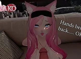 Catgirl Gets Gagged And Choked On Huge Cock