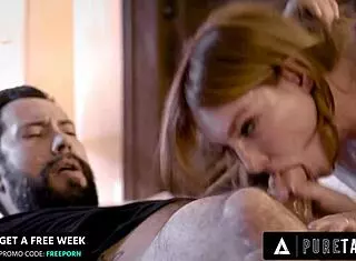 Depressed Widower Fucks Stepwife Look-Alike Lacy Lennon Using Stepson's Rizz