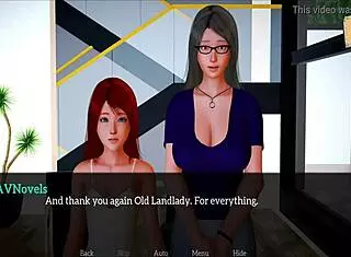 exploring my new family in erotic hentai 😏