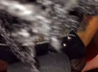 Step sister eats syrup off cock intriguingly.