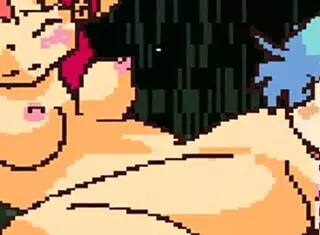 Fairies finger and lick each other's pussies