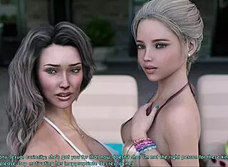 A wife and stepmother play game in missing scenes 17