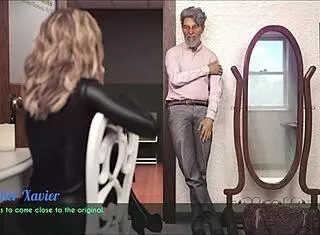 A Wife and Stepmother Dominate in Wild Hentai Game Action