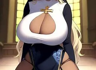 I’m obsessed with this nun priestess ai art compilation from Asian hentai.