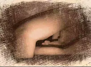 Blowjob and handjob session with intense sucking.