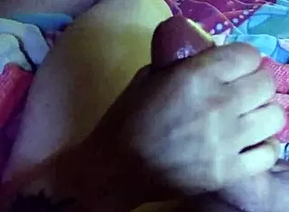 Wife Strokes Cock With Multiple Squirts