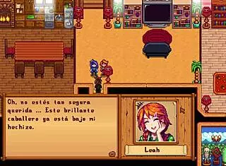 Leah and abigail engage in threesome sex in stardew valley